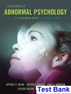 essentials abnormal psychology third canadian edition canadian 3rd edition nevid test bank