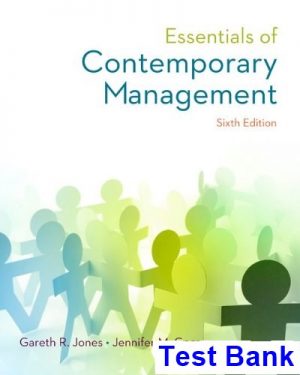 essentials contemporary management 6th edition jones test bank