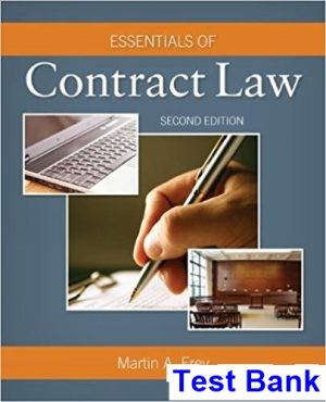 essentials contract law 2nd edition frey test bank