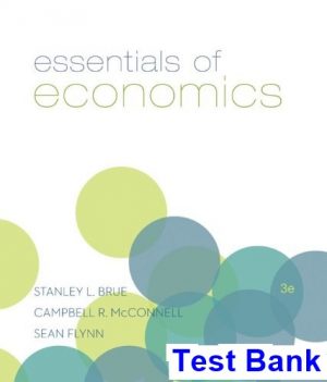 essentials economics 3rd edition brue test bank