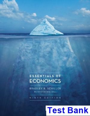 essentials economics 9th edition schiller test bank