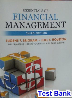 essentials financial management 3rd edition brigham test bank