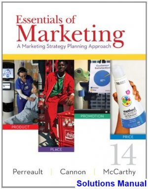 essentials marketing marketing strategy planning approach 14th edition perreault solutions manual