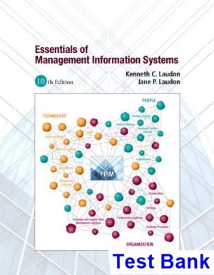 essentials mis 10th edition laudon test bank