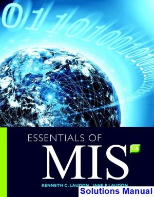 essentials mis 12th edition laudon solutions manual