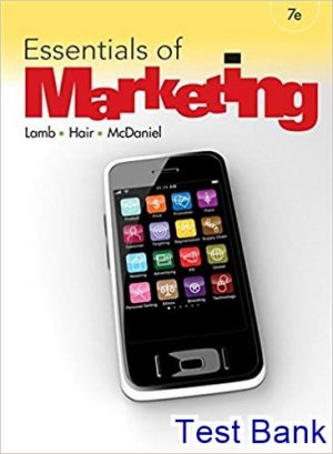 essentials of marketing 7th edition lamb test bank