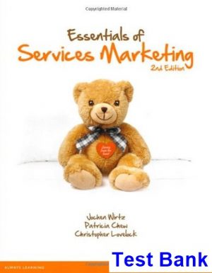 essentials services marketing 2nd edition wirtz test bank