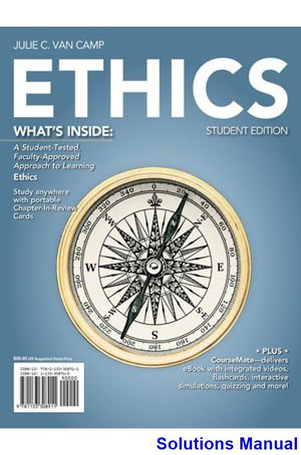 ethics 1st edition camp solutions manual