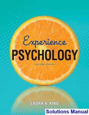 experience psychology 2nd edition king solutions manual