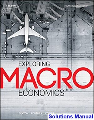 exploring macroeconomics canadian 4th edition sexton solutions manual