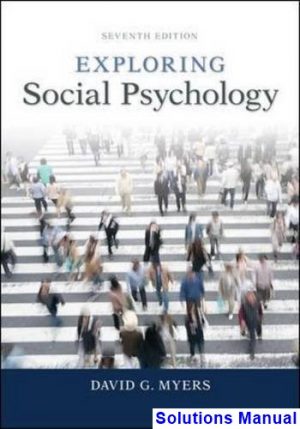 Psychology 11th Edition Myers Solutions Manual