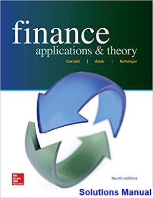 finance applications theory 4th edition cornett solutions manual