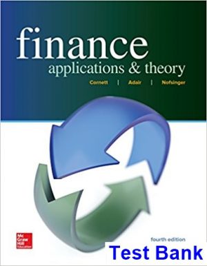 finance applications theory 4th edition cornett test bank