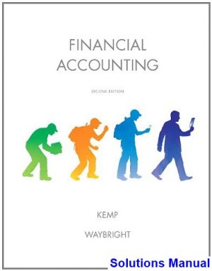 financial accounting 2nd edition kemp solutions manual