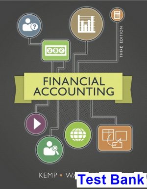 financial accounting 3rd edition kemp test bank
