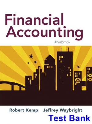 financial accounting 4th edition kemp test bank