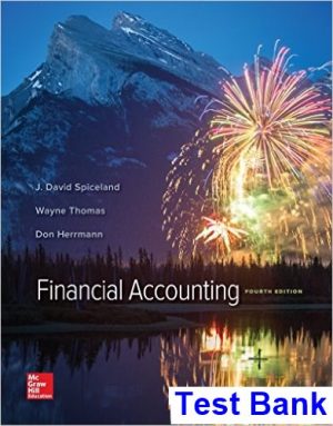 financial accounting 4th edition spiceland test bank