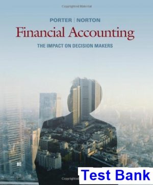 financial accounting impact on decision makers 8th edition porter test bank