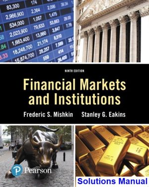 financial markets institutions 9th edition mishkin solutions manual