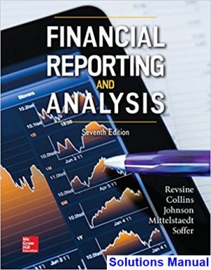 financial reporting analysis 7th edition revsine solutions manual