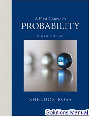 first course in probability 9th edition ross solutions manual