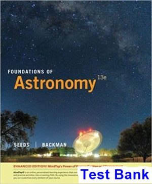 foundations astronomy enhanced 13th edition seeds test bank