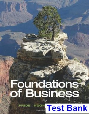 foundations business 4th edition pride test bank