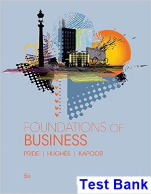 foundations business 5th edition pride test bank