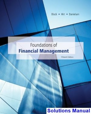 Foundations Of Financial Management Canadian 8th Edition Block ...