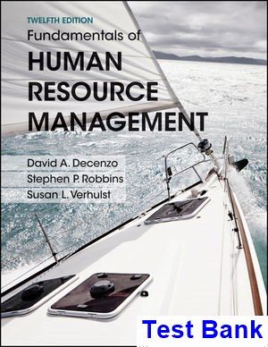 fundamentals human resource management 12th edition decenzo test bank