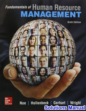 fundamentals human resource management 6th edition noe solutions manual