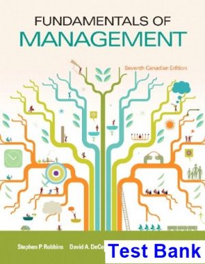 fundamentals management seventh canadian edition canadian 7th edition robbins test bank
