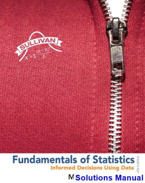 fundamentals statistics 4th edition michael sullivan solutions manual
