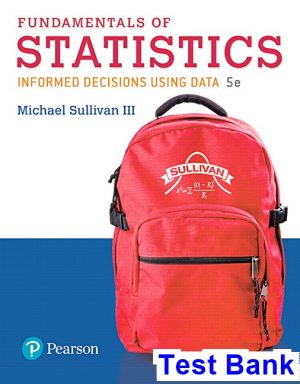 fundamentals statistics 5th edition sullivan test bank