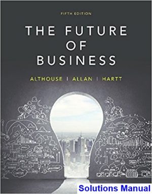future business canadian 5th edition althouse solutions manual