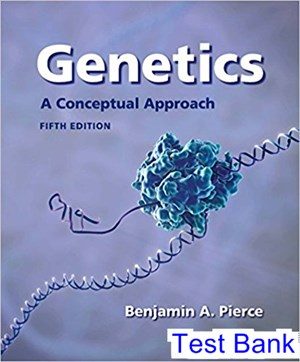 genetics a conceptual approach 5th edition pierce test bank