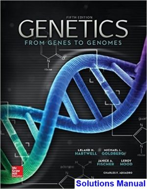 genetics from genes genomes 5th edition hartwell solutions manual