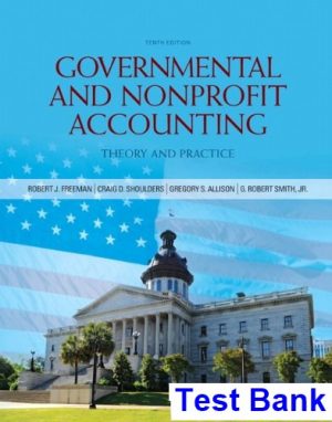 governmental nonprofit accounting 10th edition smith test bank