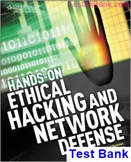 hands on ethical hacking network defense 1st edition simpson test bank