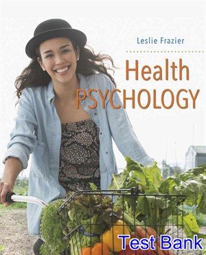 health psychology 1st edition frazier test bank