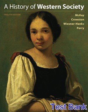 history of western society 12th edition mckay test bank