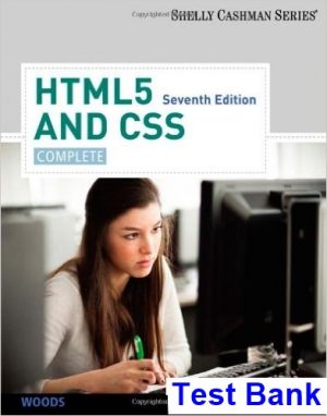 html5 css complete 7th edition woods test bank