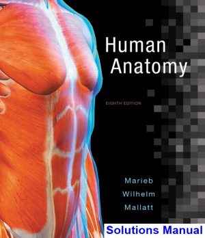 human anatomy 8th edition marieb solutions manual