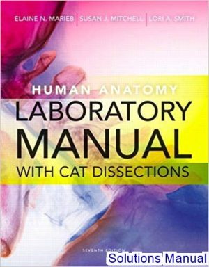 human anatomy laboratory manual with cat dissections 7th edition marieb solutions manual