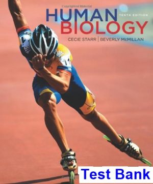 human biology 10th edition starr test bank