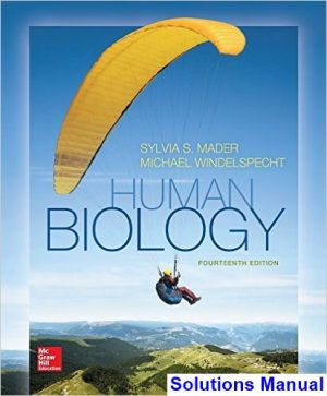 human biology 14th edition mader solutions manual