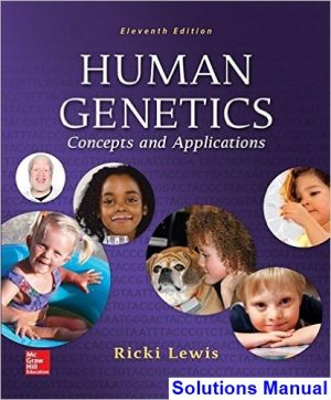 human genetics concepts applications 11th edition ricki lewis solutions manual