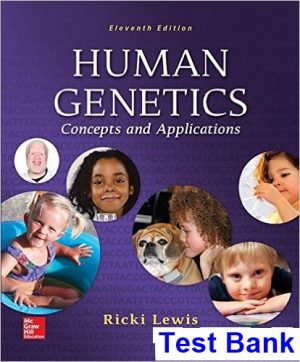 human genetics concepts applications 11th edition ricki lewis test bank
