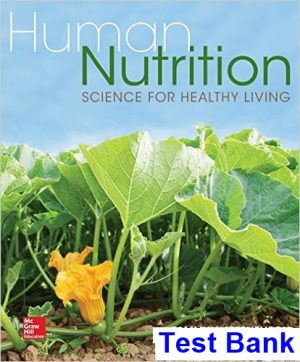 human nutrition science healthy living 1st edition stephenson test bank
