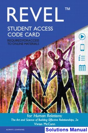 human relations art science building effective relationships 2nd edition mccann solutions manual